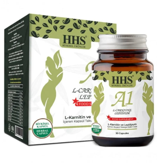 HHS A1 L-Carnitine Lepidium Weight Loss Herbal Capsules